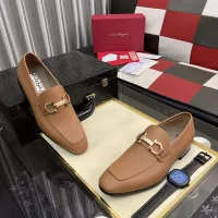 $108.00 USD Salvatore Ferragamo Leather Shoes For Men #1381475