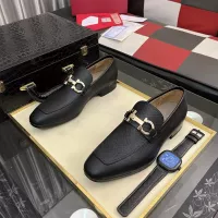 $108.00 USD Salvatore Ferragamo Leather Shoes For Men #1381476