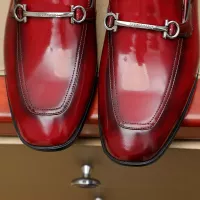 $88.00 USD Salvatore Ferragamo Leather Shoes For Men #1381488