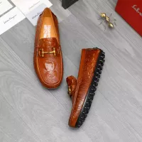 $80.00 USD Salvatore Ferragamo Leather Shoes For Men #1381825