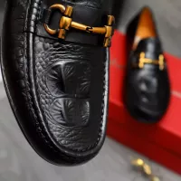 $80.00 USD Salvatore Ferragamo Leather Shoes For Men #1381826