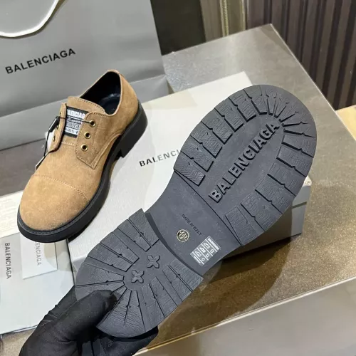 Replica Balenciaga Leather Shoes For Men #1382016 $125.00 USD for Wholesale