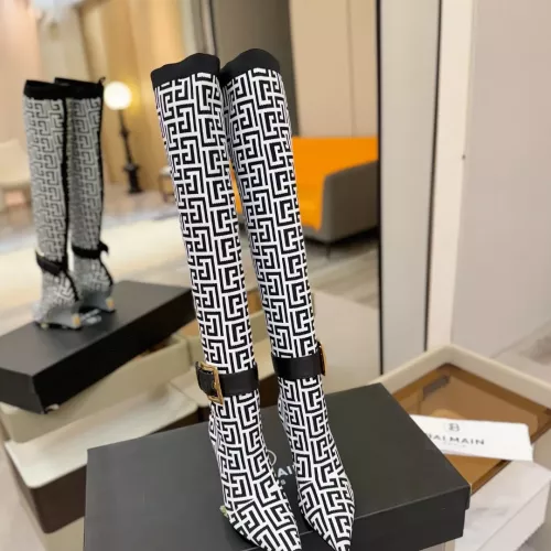 Replica Balmain Boots For Women #1382052 $145.00 USD for Wholesale