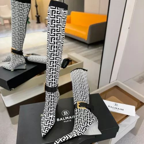 Replica Balmain Boots For Women #1382052 $145.00 USD for Wholesale