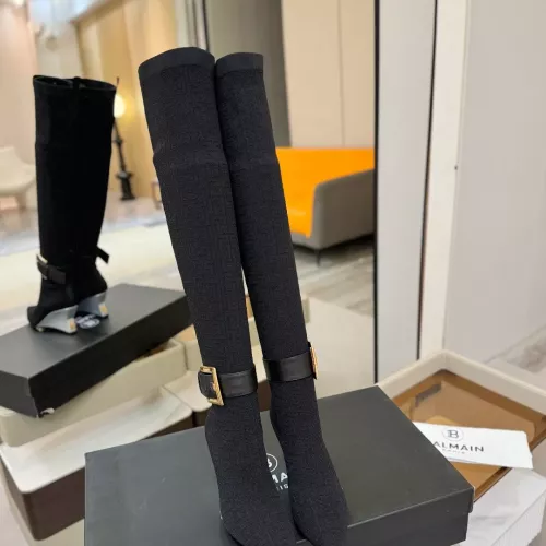 Replica Balmain Boots For Women #1382054 $145.00 USD for Wholesale