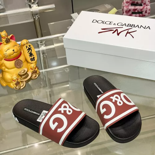 Replica Dolce & Gabbana D&G Slippers For Men #1382063 $48.00 USD for Wholesale