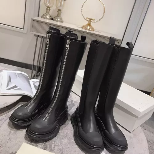 Replica Alexander McQueen Boots For Women #1382253 $182.00 USD for Wholesale