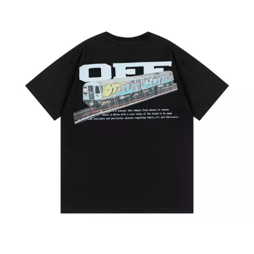 Replica Off-White T-Shirts Short Sleeved For Unisex #1383201 $34.00 USD for Wholesale