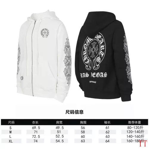 Replica Chrome Hearts Hoodies Long Sleeved For Unisex #1384090 $56.00 USD for Wholesale