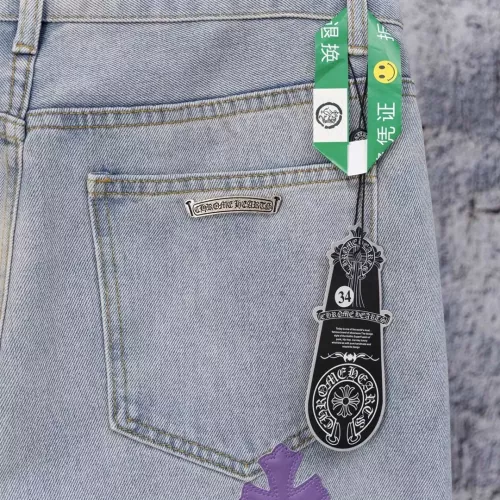 Replica Chrome Hearts Jeans For Men #1384176 $64.00 USD for Wholesale