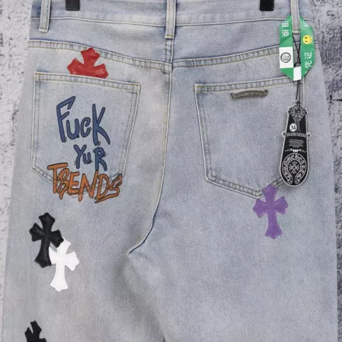 Replica Chrome Hearts Jeans For Men #1384176 $64.00 USD for Wholesale