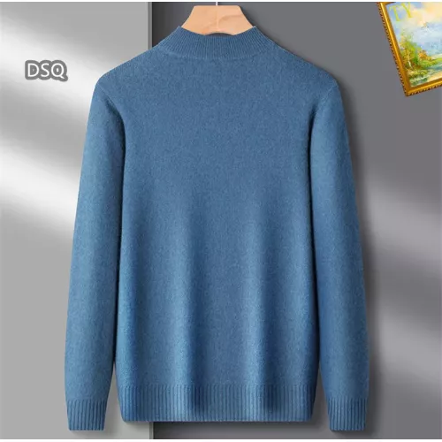 Replica Dsquared Sweaters Long Sleeved For Men #1384627 $42.00 USD for Wholesale
