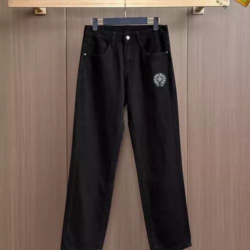 Replica Chrome Hearts Jeans For Men #1385915 $48.00 USD for Wholesale