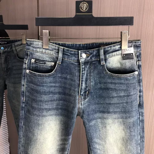 Replica Dolce & Gabbana D&G Jeans For Men #1386842 $80.00 USD for Wholesale