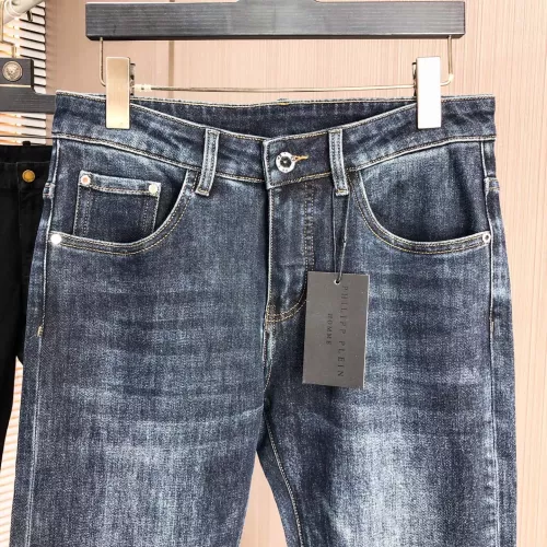 Replica Philipp Plein PP Jeans For Men #1386864 $80.00 USD for Wholesale