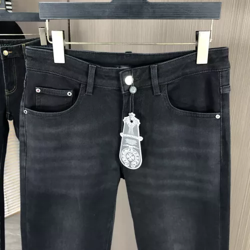Replica Chrome Hearts Jeans For Men #1386866 $80.00 USD for Wholesale