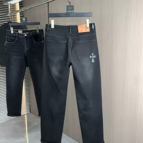Replica Chrome Hearts Jeans For Men #1386867 $80.00 USD for Wholesale