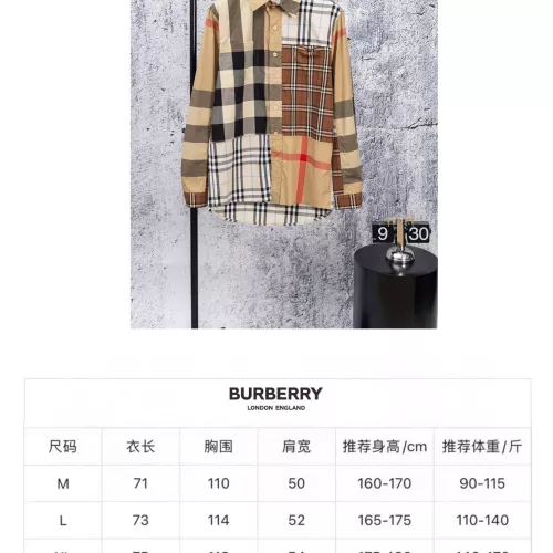 Replica Burberry Shirts Long Sleeved For Men #1387023 $52.00 USD for Wholesale