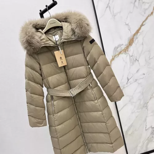 Replica Burberry Down Feather Coat Long Sleeved For Women #1387257 $261.16 USD for Wholesale
