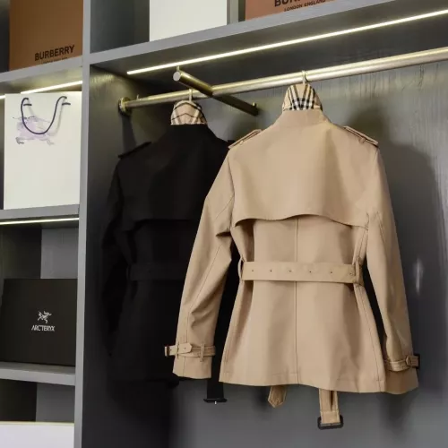Replica Burberry Trench Coat Long Sleeved For Women #1387278 $162.00 USD for Wholesale