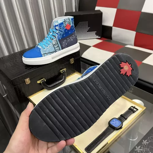 Replica Dsquared High Tops Shoes For Men #1387430 $82.00 USD for Wholesale