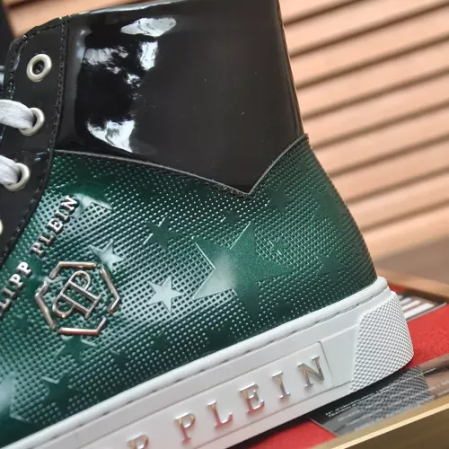 Replica Philipp Plein PP High Tops Shoes For Men #1387891 $92.00 USD for Wholesale
