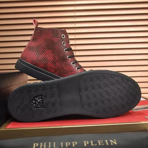 Replica Philipp Plein PP High Tops Shoes For Men #1387899 $92.00 USD for Wholesale