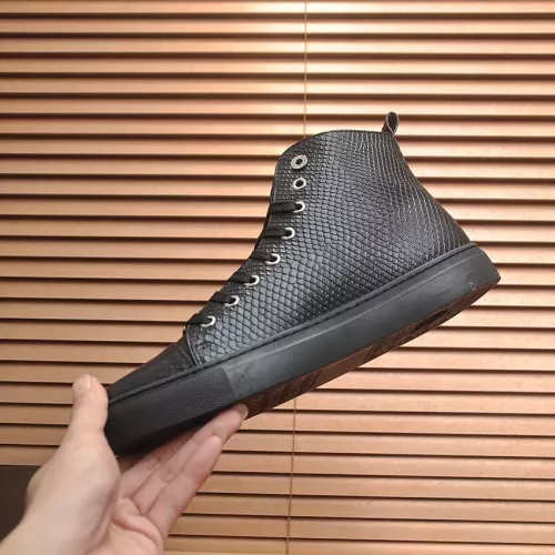 Replica Philipp Plein PP High Tops Shoes For Men #1387903 $92.00 USD for Wholesale