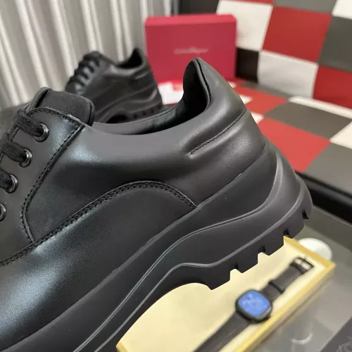 Replica Salvatore Ferragamo Leather Shoes For Men #1387949 $118.00 USD for Wholesale