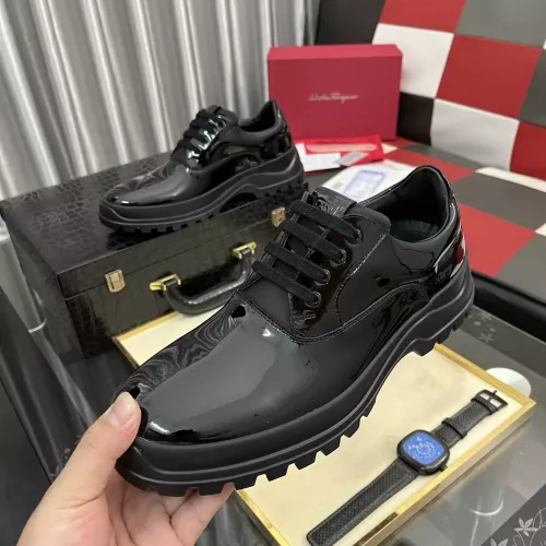 Salvatore Ferragamo Leather Shoes For Men #1387955