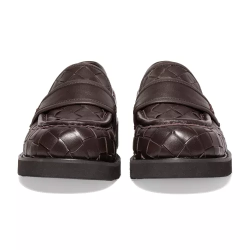 Replica Bottega Veneta BV Leather Shoes For Men #1387962 $135.00 USD for Wholesale