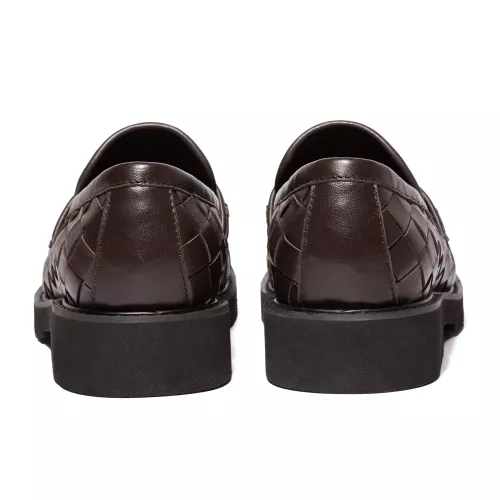 Replica Bottega Veneta BV Leather Shoes For Women #1387963 $135.00 USD for Wholesale