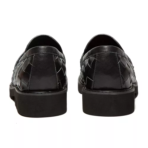 Replica Bottega Veneta BV Leather Shoes For Women #1387965 $135.00 USD for Wholesale