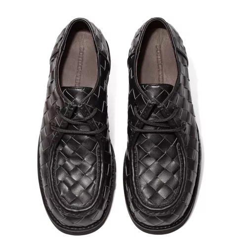 Replica Bottega Veneta BV Leather Shoes For Women #1387969 $145.00 USD for Wholesale