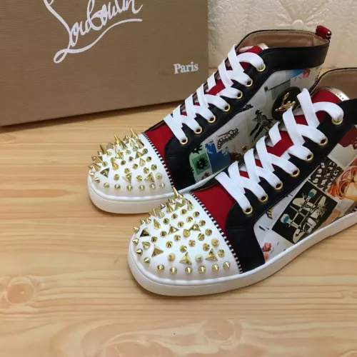 Replica Christian Louboutin High Top Shoes For Men #1388022 $96.00 USD for Wholesale