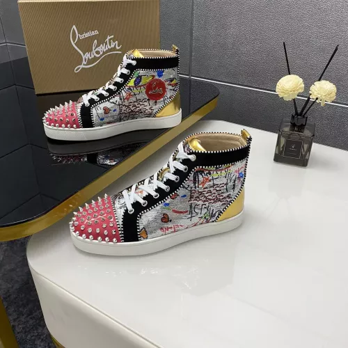 Replica Christian Louboutin High Top Shoes For Men #1388037 $96.00 USD for Wholesale