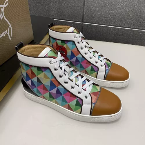 Replica Christian Louboutin High Top Shoes For Men #1388040 $98.00 USD for Wholesale