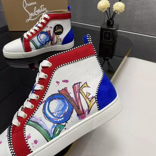 Replica Christian Louboutin High Top Shoes For Men #1388053 $100.00 USD for Wholesale