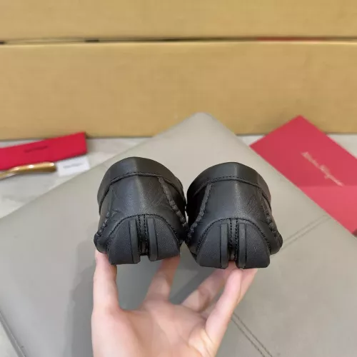 Replica Salvatore Ferragamo Leather Shoes For Men #1388081 $96.00 USD for Wholesale