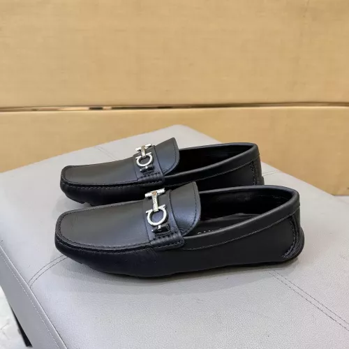 Replica Salvatore Ferragamo Leather Shoes For Men #1388081 $96.00 USD for Wholesale