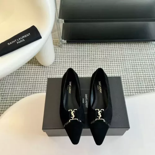 Replica Yves Saint Laurent YSL Flat Shoes For Women #1388550 $108.00 USD for Wholesale