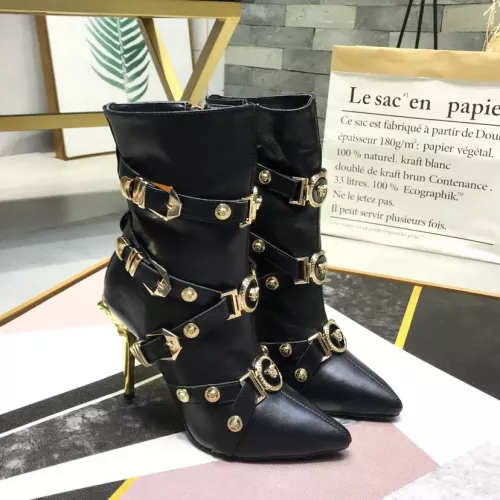 Replica Versace Boots For Women #1388586 $125.00 USD for Wholesale