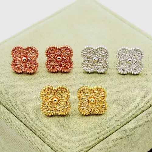Replica Van Cleef & Arpels Earrings For Women #1388768 $25.00 USD for Wholesale