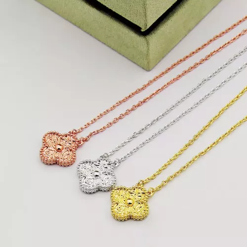 Replica Van Cleef & Arpels Necklaces For Women #1389213 $25.00 USD for Wholesale