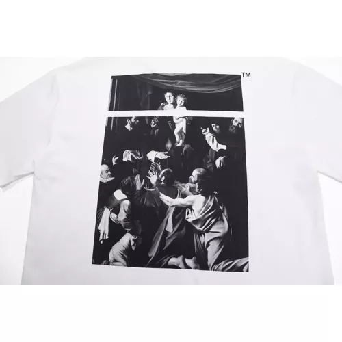 Replica Off-White T-Shirts Short Sleeved For Unisex #1389797 $40.00 USD for Wholesale