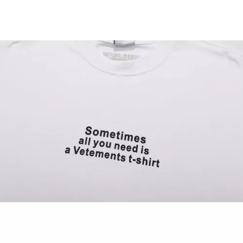 Replica VETEMENTS T-Shirts Short Sleeved For Unisex #1390272 $36.00 USD for Wholesale