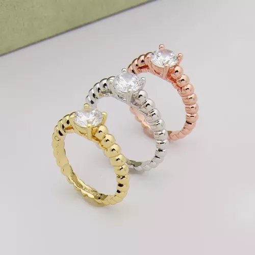 Replica Van Cleef & Arpels Rings In Rose Gold For Women #1390289 $25.00 USD for Wholesale