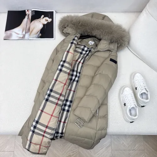 Replica Burberry Down Feather Coat Long Sleeved For Women #1390469 $247.93 USD for Wholesale