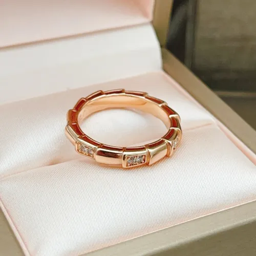 Replica Bvlgari Rings In Rose Gold For Women #1390504 $27.00 USD for Wholesale