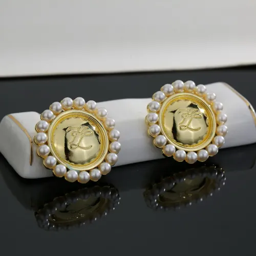 Replica LOEWE Earrings For Women #1390818 $27.00 USD for Wholesale
